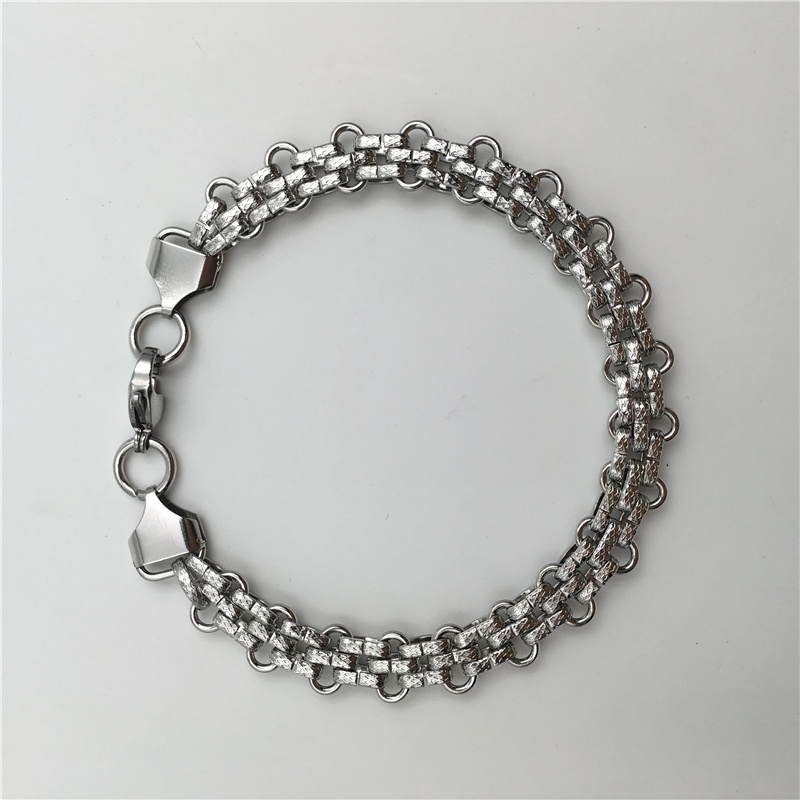 Men's Fashion Jewelry Trendy Panther Chain 316L Stainless Steel Bracelet B133