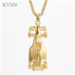 F1 Racing Car Pendant Men Fashion Jewelry Stainless Steel Sports Pendant & Necklace S263/S264