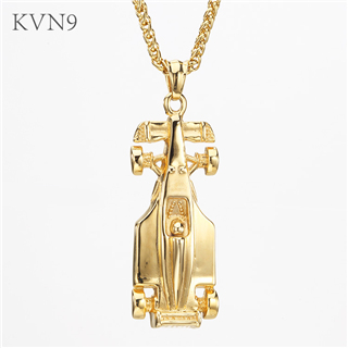 F1 Racing Car Pendant Men Fashion Jewelry Stainless Steel Sports Pendant & Necklace S263/S264