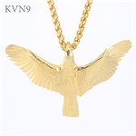 Punk Hawk Pendant Gold Plated Animal Jewelry Stainless Steel Eagle Necklace S279/S280