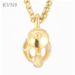 Antique Teapot Pendant Hip Pop  Gold Plated Jewelry Stainless Steel Trendy Necklace S323/S324