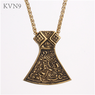 Vintage Skirt Pendant New Design Jewelry Stainless Steel Dress Necklace S436