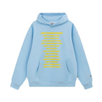Fashion Music Hip pop Popular Culture Light Blue Men's Hoodies